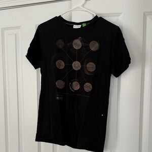 Hugo Boss x Martin Kaymer Black Tee with Green Highlights